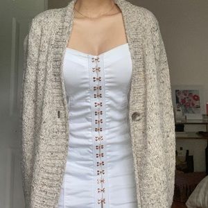 ⭐️CHARTER CLUB OVERSIZED CREAM CARDIGAN